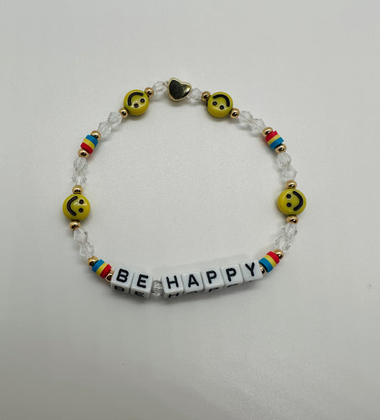 "BE HAPPY" Bracelet