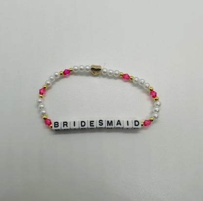 "BRIDESMAID" Bracelet