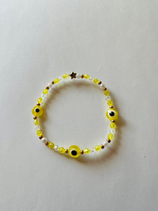 "HEALTH" Evil Eye Bracelet