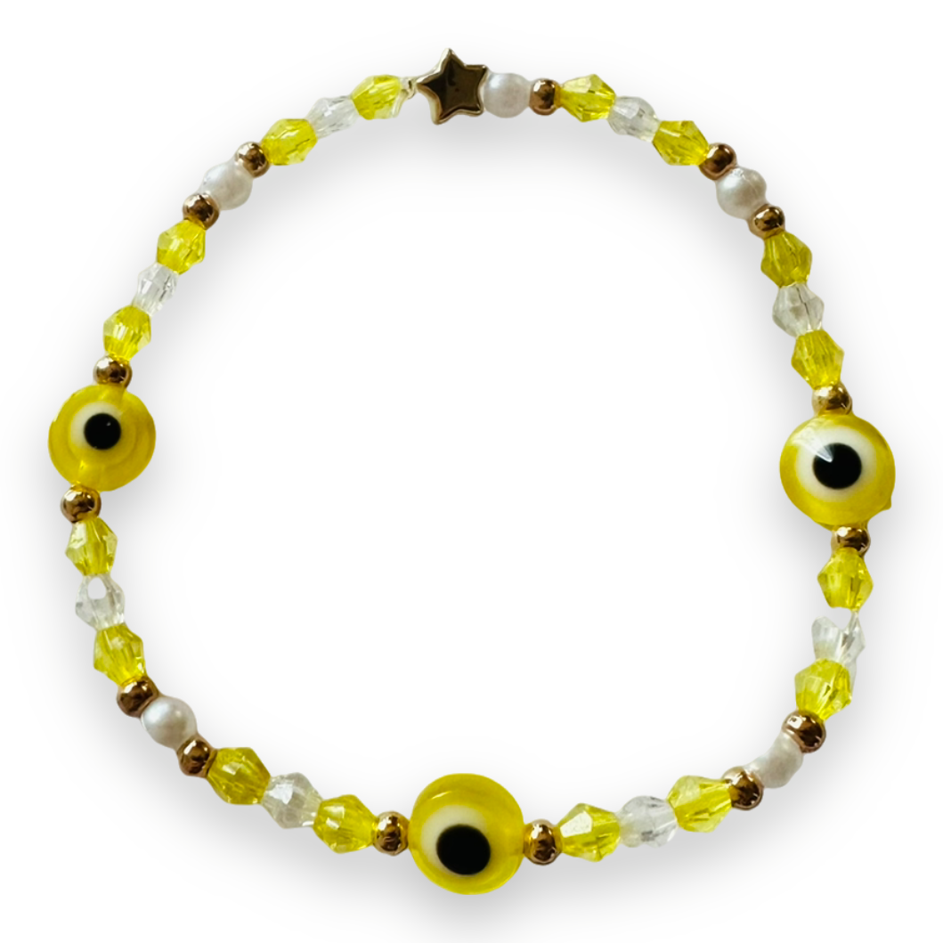 "HEALTH" Evil Eye Bracelet